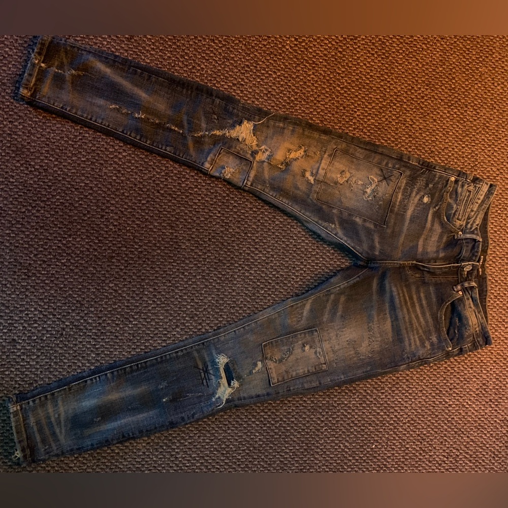 Size 32.Embellish Skinny Fit Reconstruct Denim New Without Tags! Tried on